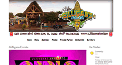 Desktop Screenshot of gilligansislandbar.com
