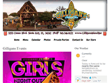 Tablet Screenshot of gilligansislandbar.com